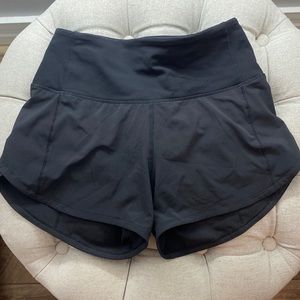 Lululemon black shorts 4” size 2
